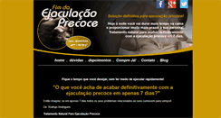 Desktop Screenshot of fimdaejaculacaoprecoce.com