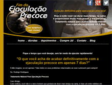 Tablet Screenshot of fimdaejaculacaoprecoce.com